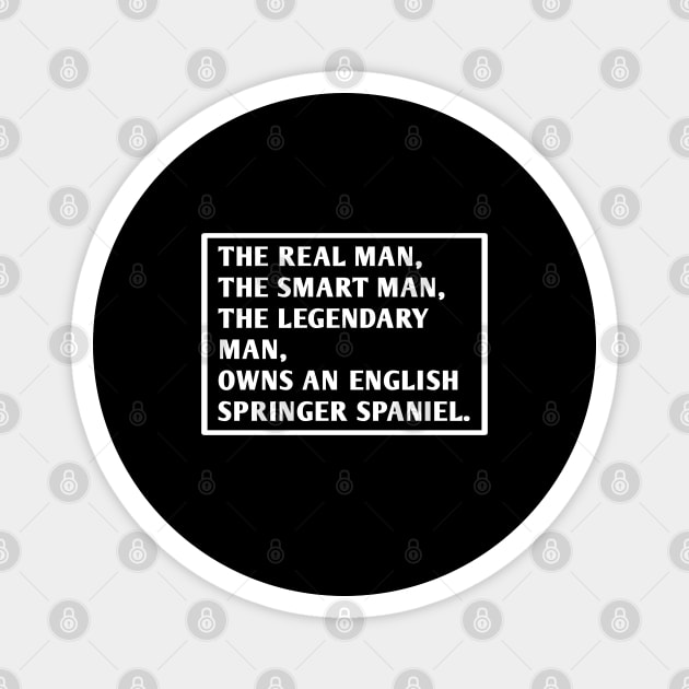 English Springer spaniel Magnet by BlackMeme94